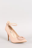 Anne Michelle Pearl Pointy Toe Pump