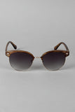Round Clubmaster Sunglasses