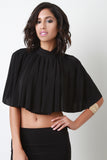 Open Back Ruffle Top