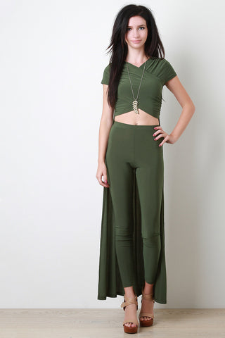 Mid-Waist Stretch Leggings