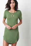 Open Back T-shirt Dress
