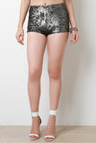 Matte Sequin Shorts