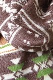Multicolor Tribal Knit Scarf
