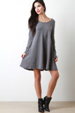 Long Sleeve Soft Knit Shift Dress